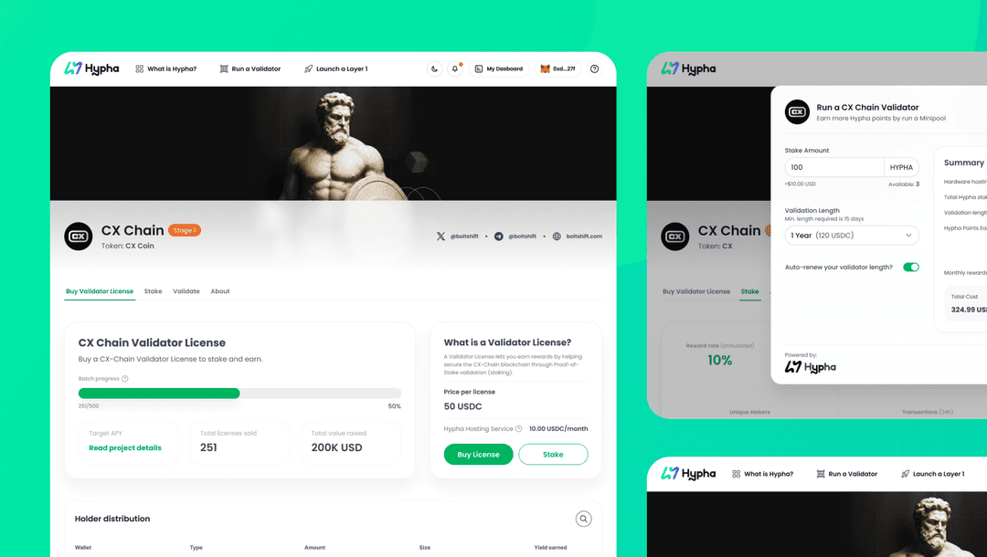 Feature image for Hypha - Validator Registration UI